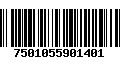 Código de Barras 7501055901401