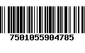 Código de Barras 7501055904785