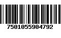 Código de Barras 7501055904792