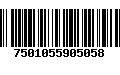 Código de Barras 7501055905058