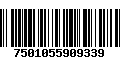 Código de Barras 7501055909339