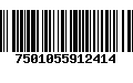 Código de Barras 7501055912414