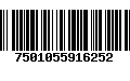 Código de Barras 7501055916252