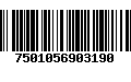 Código de Barras 7501056903190