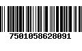 Código de Barras 7501058628091