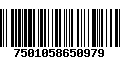 Código de Barras 7501058650979