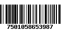 Código de Barras 7501058653987