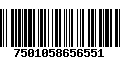 Código de Barras 7501058656551