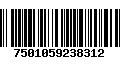 Código de Barras 7501059238312