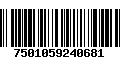 Código de Barras 7501059240681