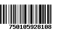 Código de Barras 750105928108