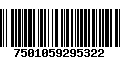 Código de Barras 7501059295322