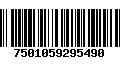 Código de Barras 7501059295490