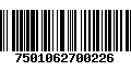 Código de Barras 7501062700226