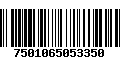 Código de Barras 7501065053350