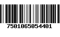 Código de Barras 7501065054401