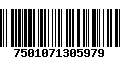 Código de Barras 7501071305979