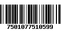 Código de Barras 7501077510599