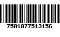 Código de Barras 7501077513156