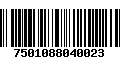 Código de Barras 7501088040023