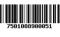 Código de Barras 7501088900051