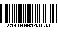 Código de Barras 7501090543833