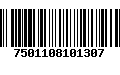 Código de Barras 7501108101307