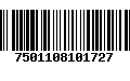 Código de Barras 7501108101727