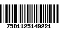 Código de Barras 7501125149221