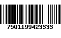 Código de Barras 7501199423333