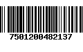 Código de Barras 7501200482137