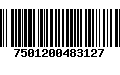 Código de Barras 7501200483127