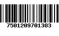 Código de Barras 7501209701383