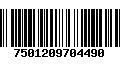 Código de Barras 7501209704490