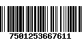 Código de Barras 7501253667611