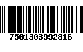 Código de Barras 7501303992816