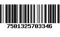 Código de Barras 7501325703346