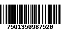 Código de Barras 7501350987520