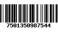 Código de Barras 7501350987544