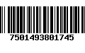 Código de Barras 7501493801745