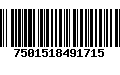 Código de Barras 7501518491715