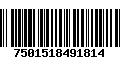 Código de Barras 7501518491814