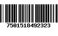 Código de Barras 7501518492323