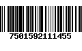 Código de Barras 7501592111455