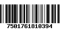 Código de Barras 7501761810394