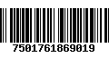 Código de Barras 7501761869019