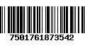 Código de Barras 7501761873542