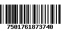 Código de Barras 7501761873740