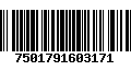 Código de Barras 7501791603171