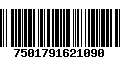 Código de Barras 7501791621090